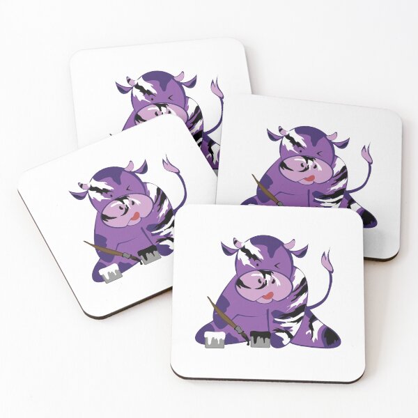 Item preview, EDS Zebra Purple Cow designed and sold by RedTailArts.