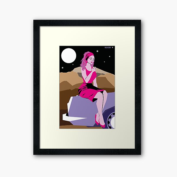 Midnight Manicure Framed Art Print