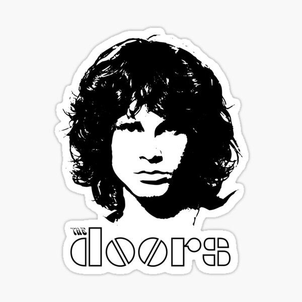 highest quality wall decal sticker Jim Morrison 