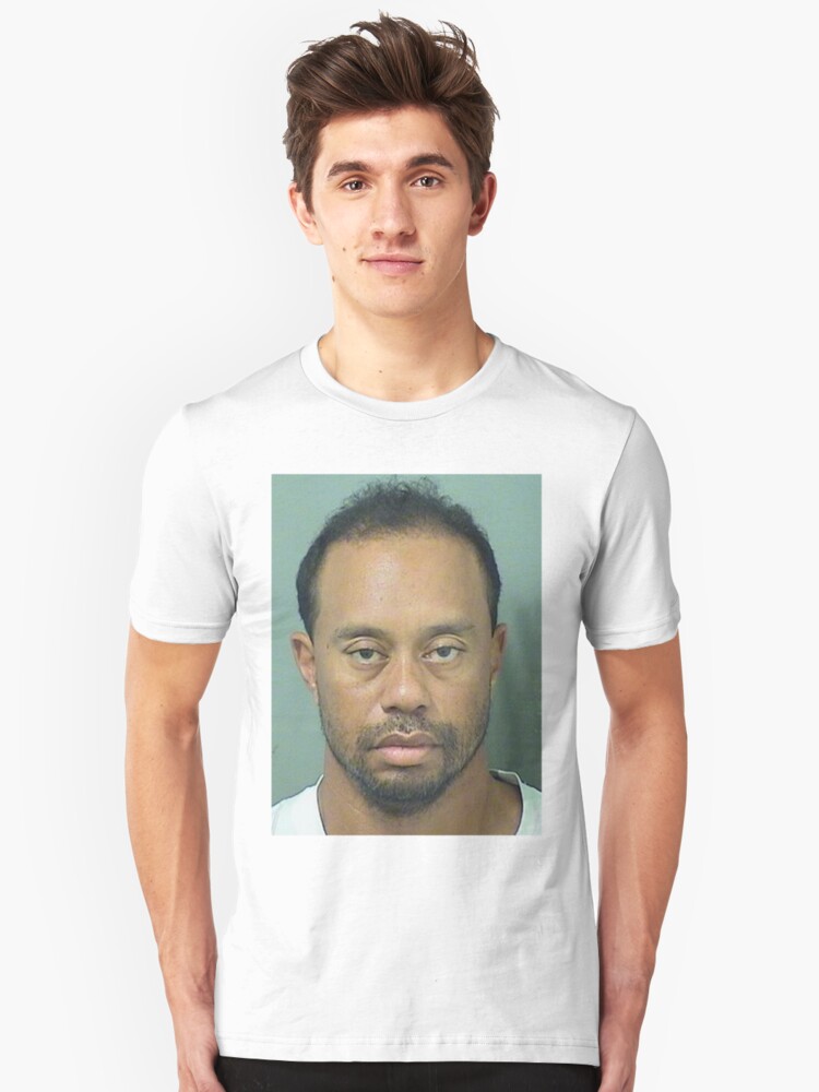 tiger woods shirt mugshot