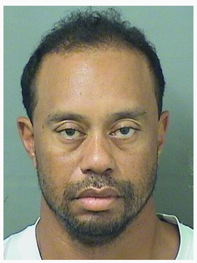 Tiger woods shop mugshot tee