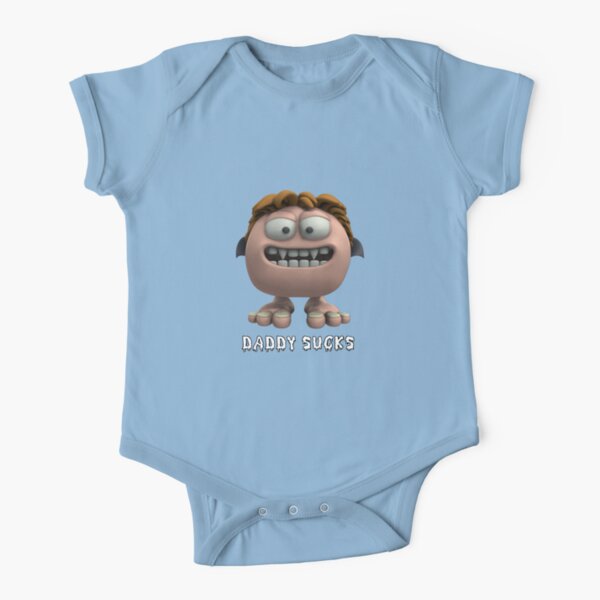Daddy Sucks Short Sleeve Baby One-Piece
