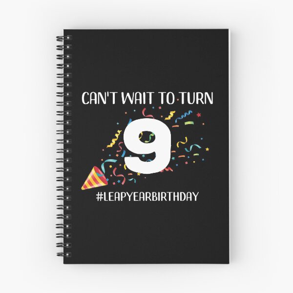Item preview, Funny Leap Year 36th Birthday Leapling Can't Wait to Turn 9 print designed and sold by doodabobs.