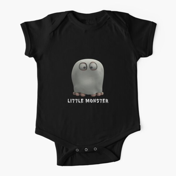 Litytle Monster - Ghost Short Sleeve Baby One-Piece