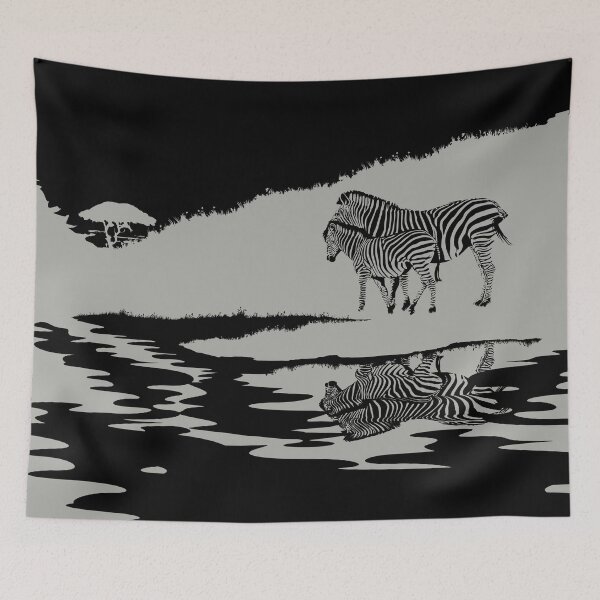 Item preview, Two Zebras #7 designed and sold by EmmeBi-graphic.