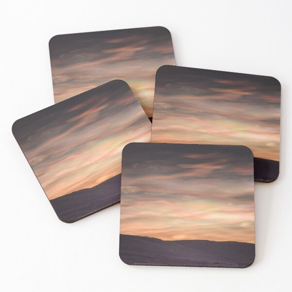 Item preview, Polar stratospheric clouds above Iceland designed and sold by elisainiceland.