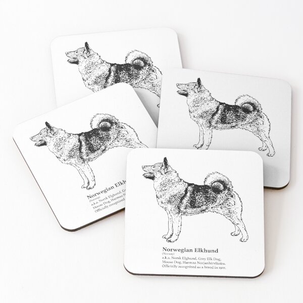 Item preview, Norwegian Elkhund designed and sold by canis-mundi.