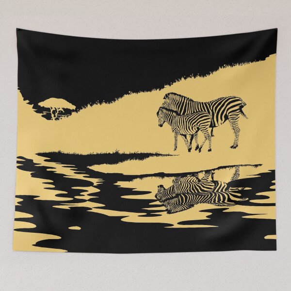 Item preview, Two Zebras #6 designed and sold by EmmeBi-graphic.