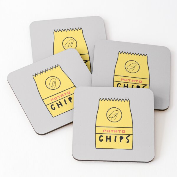 Item preview, Yellow Chips Potato Food Cute Funny Gift Sarcastic Happy Fun Introvert Awkward Geek Hipster Silly Inspirational Motivational Birthday Present designed and sold by EpsilonEridani.