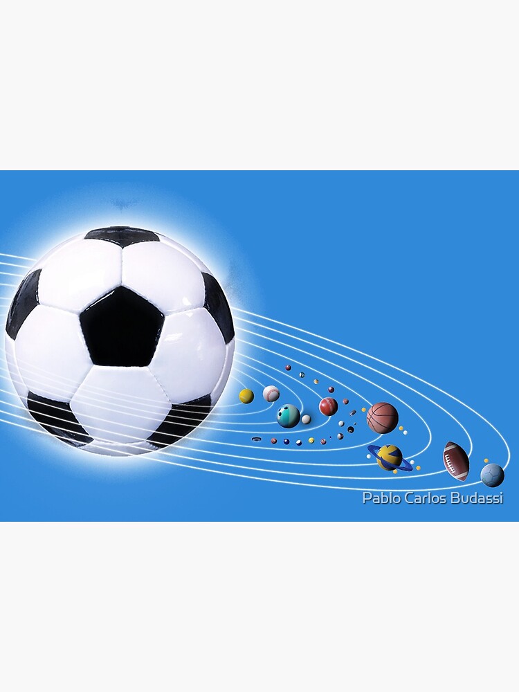 Solar System As All Sports Balls Horizontal Art Board Print By Pablocbudassi Redbubble