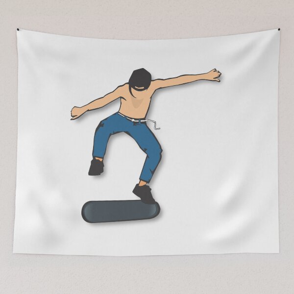 Item preview, shirtless skater designed and sold by kevinmtshakaza.