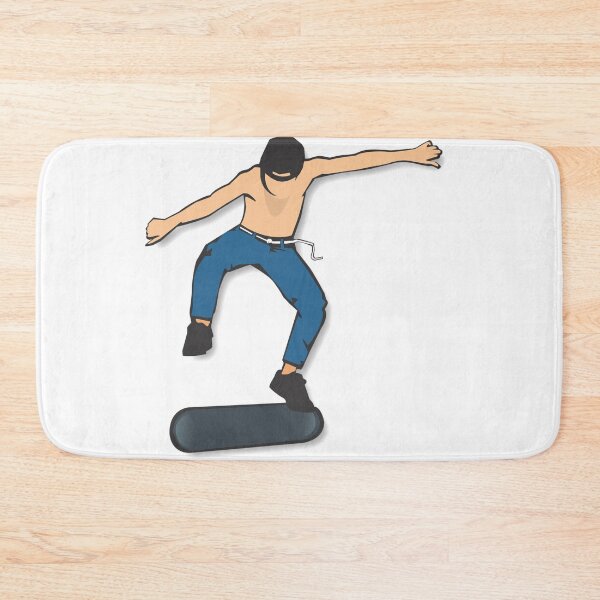 Item preview, shirtless skater designed and sold by kevinmtshakaza.