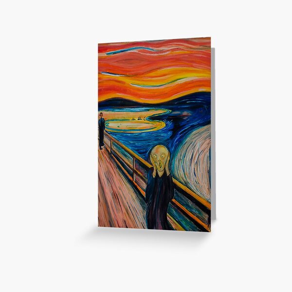 Item preview, The Scream, Artwork, picture, genius, Edvard Munch, Museum, museum, painting designed and sold by tito-peter.