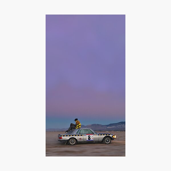 Asap rocky testing car Photographic Print