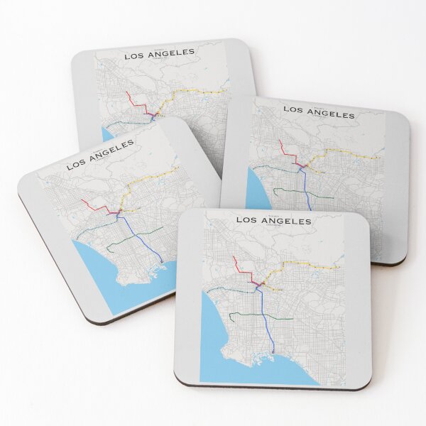 Item preview, Los Angeles Transit Map designed and sold by CPTVDesign.