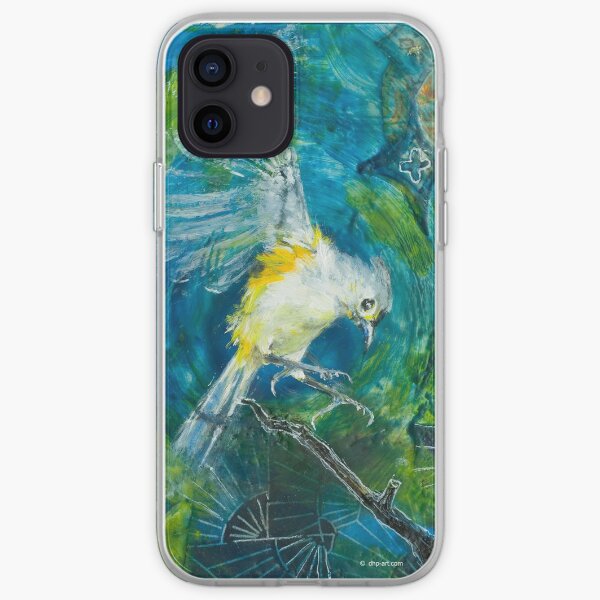Bird #11 (tufted titmouse), © Deborah Howard-Page, ALl Rights Reserved. www.dhp-art.com iPhone Soft Case