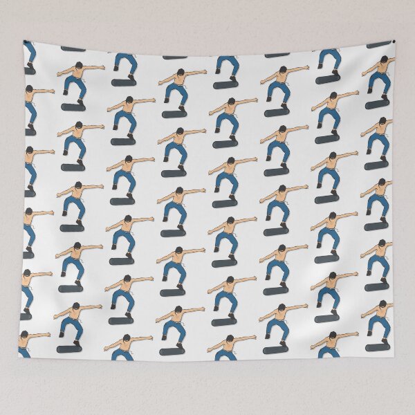 Item preview, Shirtless Skater designed and sold by kevinmtshakaza.
