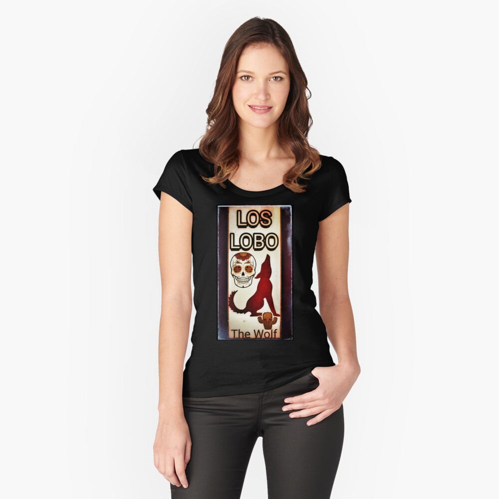 Item preview, Fitted Scoop T-Shirt designed and sold by kinkatstyle.