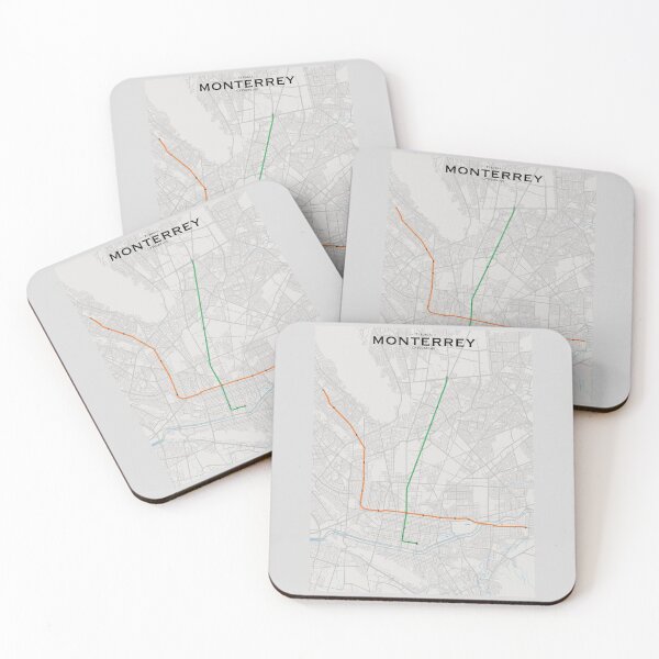 Item preview, Monterrey Transit Map designed and sold by CPTVDesign.