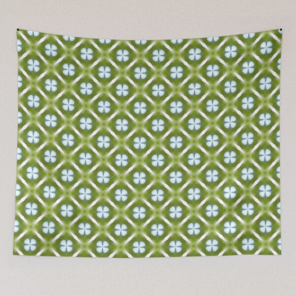 Item preview, Green, white and light blue abstract designed and sold by Code03.