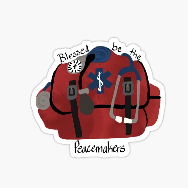Item preview, EMS Bag- Blessed be the peacemaker designed and sold by ashlynnodell.