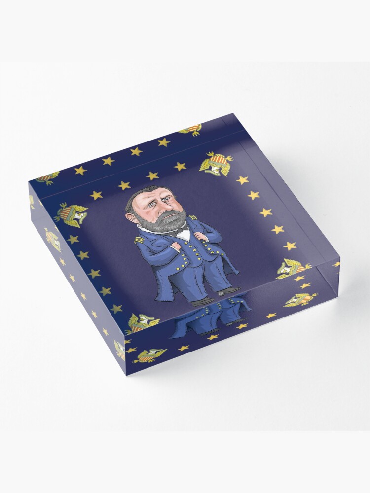 Alternate view of President Ulysses S. Grant Acrylic Block