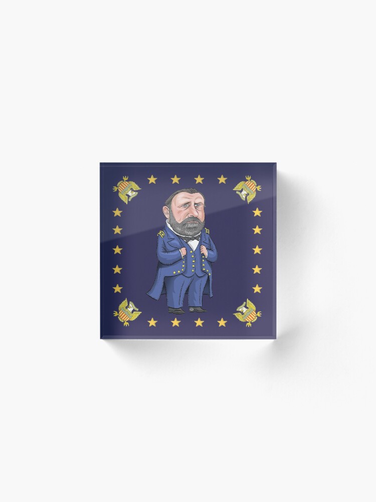 Alternate view of President Ulysses S. Grant Acrylic Block