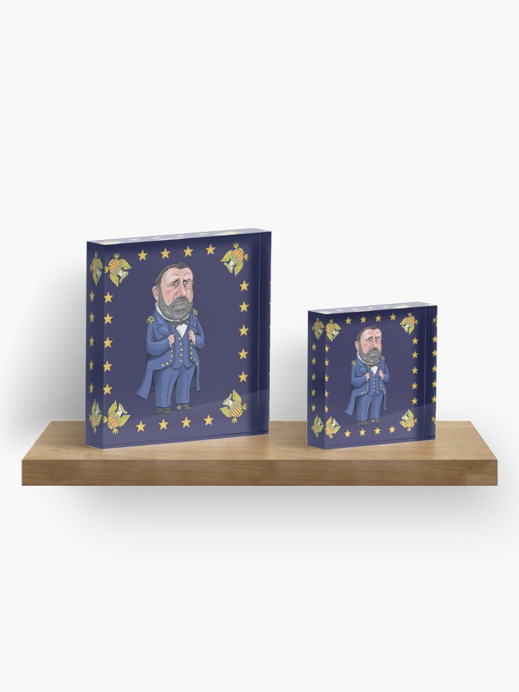 Alternate view of President Ulysses S. Grant Acrylic Block
