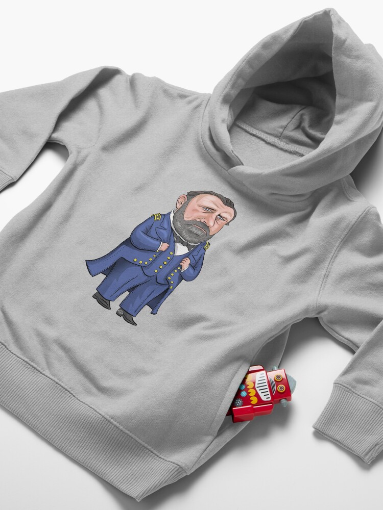 Alternate view of President Ulysses S. Grant Toddler Pullover Hoodie