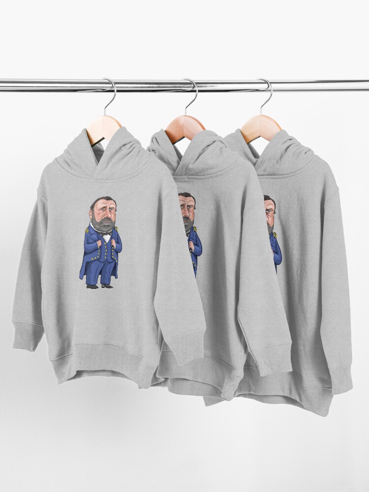 Alternate view of President Ulysses S. Grant Toddler Pullover Hoodie