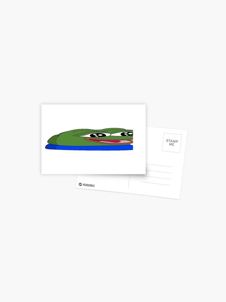 Widepeepohappy Twitch Emote Postcard By Mattysus Redbubble