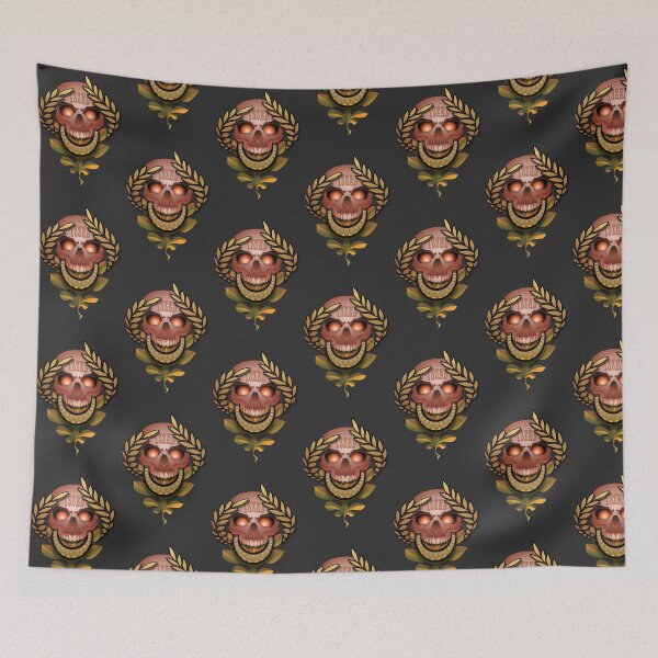 Item preview, Skull and Laurels in color designed and sold by 13zed.