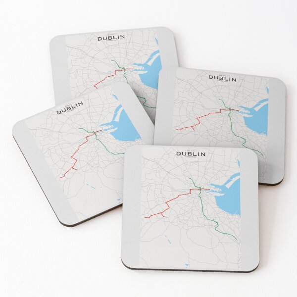 Item preview, Dublin Transit Map designed and sold by CPTVDesign.
