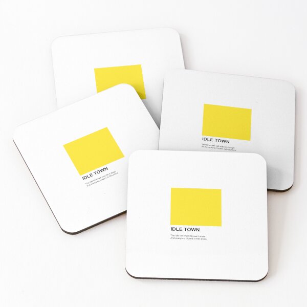 Item preview, Idle Town Pantone Color designed and sold by mhj5503.