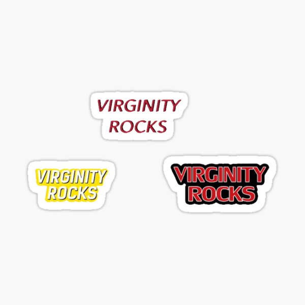 VIRGINITY ROCKS STICKER SET (3) Sticker