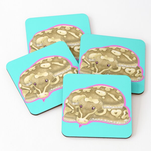 Item preview, Banana Lesser Pastel Ball Python Sticker designed and sold by smolartistalyx.
