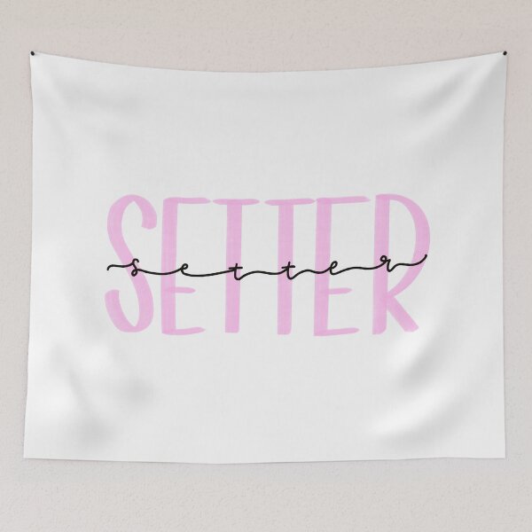 Item preview, Pink Volleyball Setter Design designed and sold by emu-ejz.