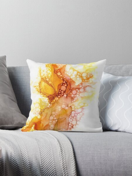 Rising Throw Pillow