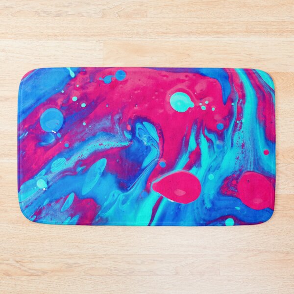 Artikelvorschau, Rosa u. Blaue Farbe entworfen und verkauft von Cryptodesignz.