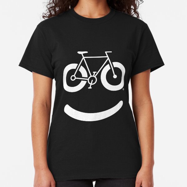 Bike Smiley Face Classic T-Shirt