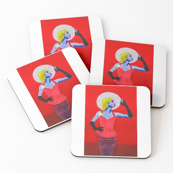 Item preview, Woman Posing By ArtGuru 9908 - Acrylic On Paper designed and sold by Art Guru.