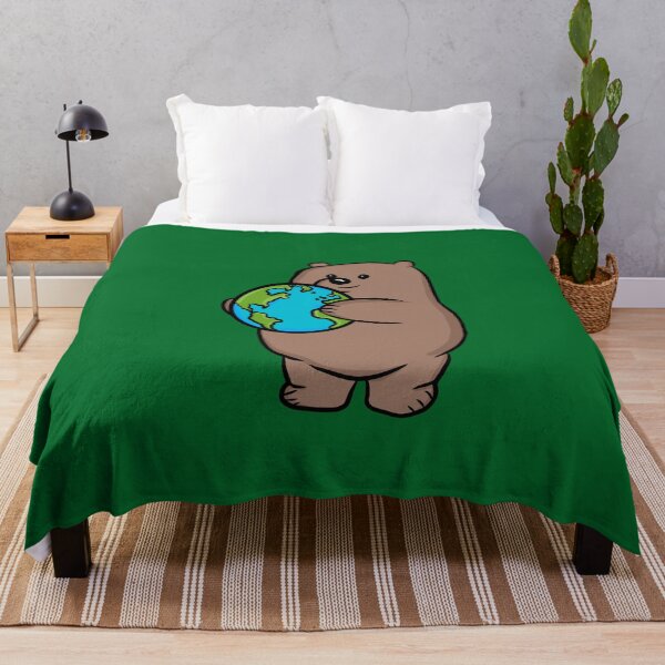 Item preview, Earth Day Grizzly designed and sold by RoserinArt.