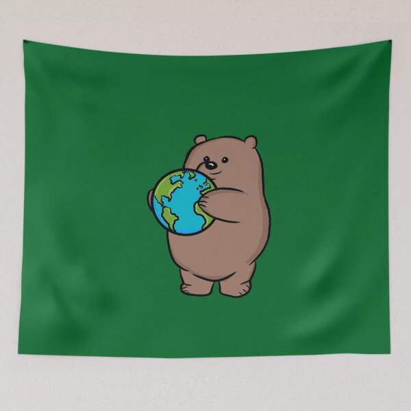 Item preview, Earth Day Grizzly designed and sold by RoserinArt.