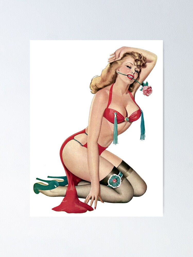 Peter Driben Vintage Pin Up Girl Poster For Sale By Vintagerepros Redbubble