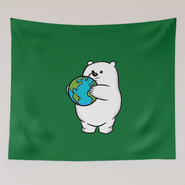 Item preview, Earth Day Ice Bear designed and sold by RoserinArt.