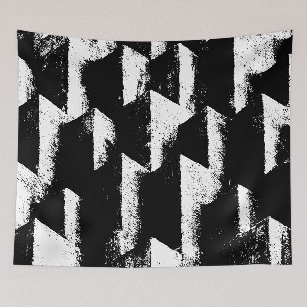 Item preview, Abstract cube protusions on cement designed and sold by Evan Sharboneau.