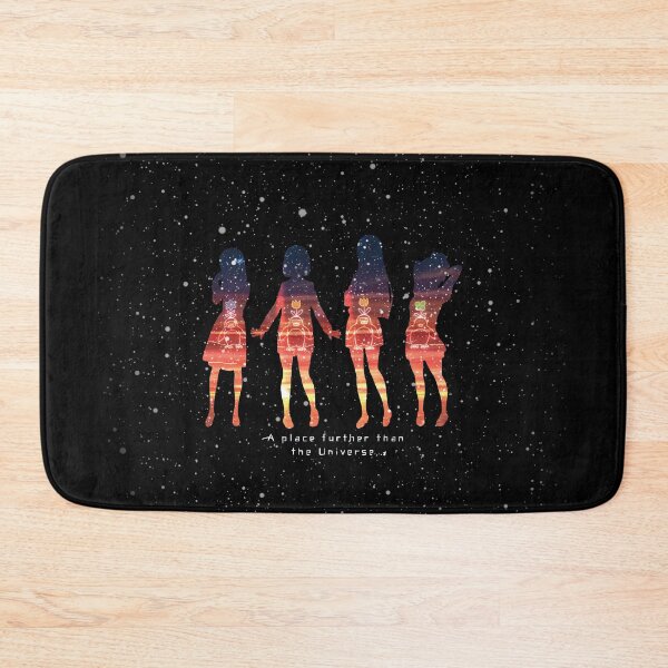 Item preview, A Place Further Than The Universe Sora yori mo Tooi Basho Anime Shirase Kimari Hinata Yuzuki designed and sold by IdlyBlue.