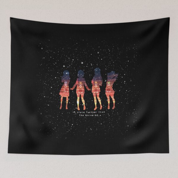 Item preview, A Place Further Than The Universe Sora yori mo Tooi Basho Anime Shirase Kimari Hinata Yuzuki designed and sold by IdlyBlue.