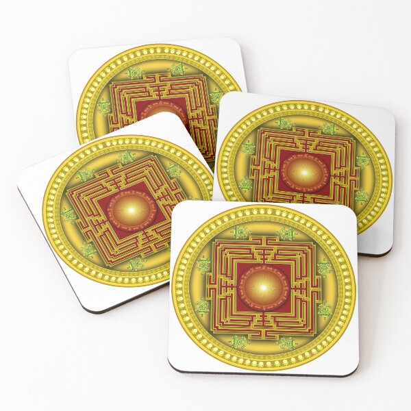 Item preview, Beautiful Buddhist Inspired Mandala for Meditation designed and sold by ejbarton.