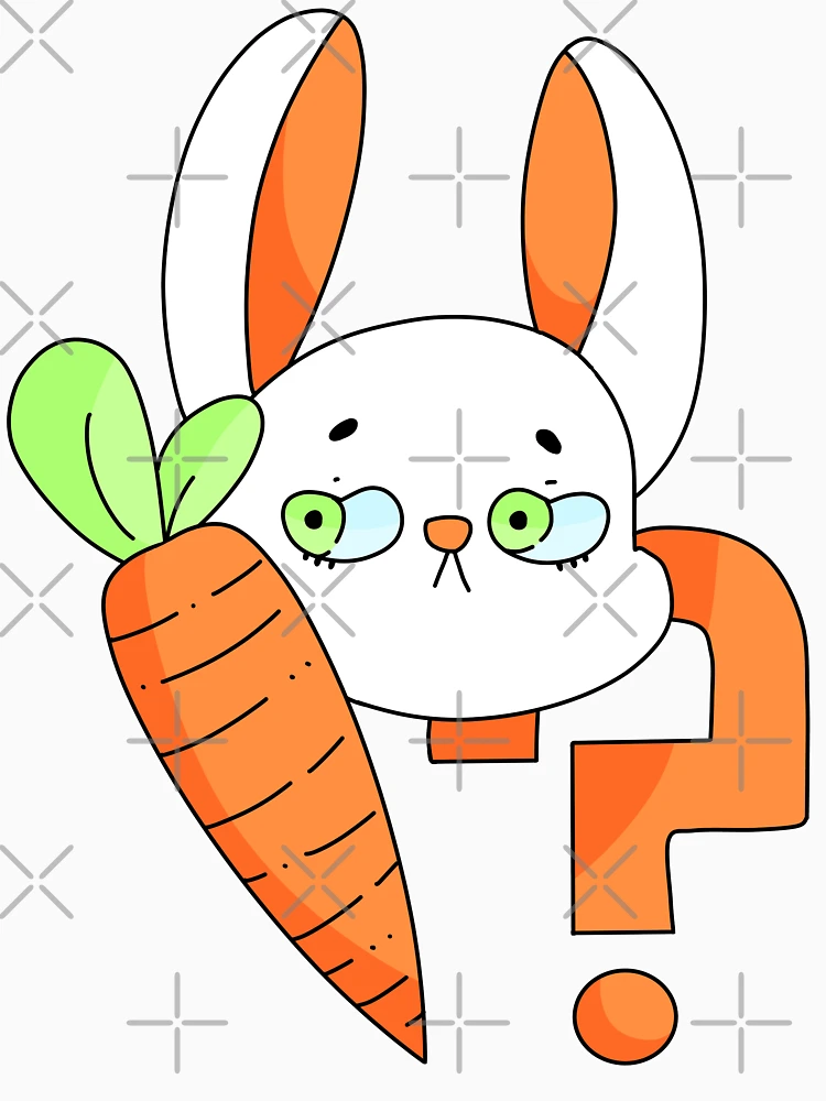 Thumbnail 6 of 6, Pullover Hoodie, Questioning Rabbit designed and sold by CupcakeCosmos.